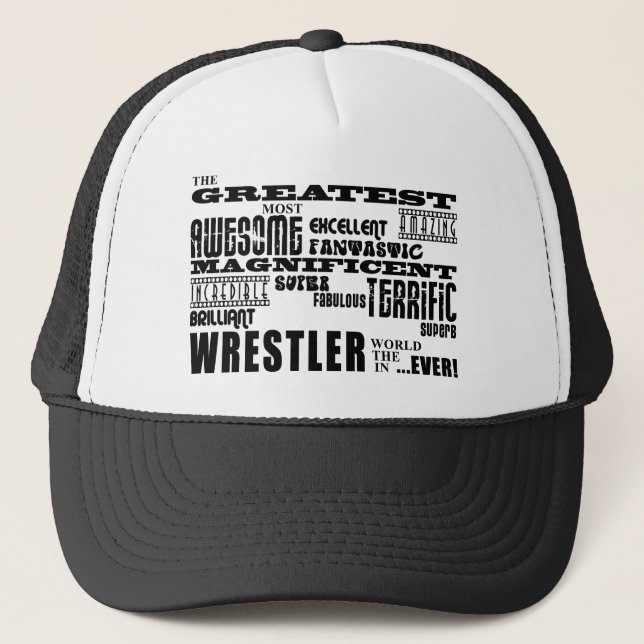 Gorra De Camionero Los mejores luchadores: El luchador más grande (Anverso)