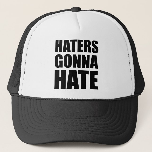 Gorra De Camionero Los odiadores odiarán (Anverso)