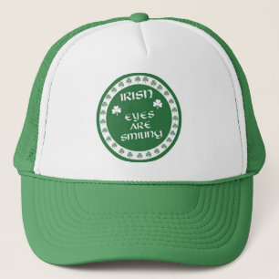 Gorra De Camionero Los ojos irlandeses están sonriendo