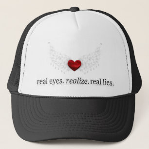 Gorra De Camionero los ojos reales realizan mentiras reales