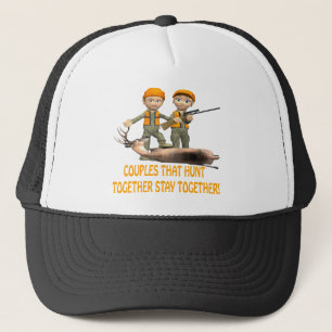 Gorra De Camionero Los pares que cazan juntos permanecen juntos