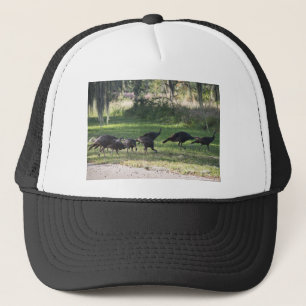 Gorra De Camionero Los pavos en la foto de la hierba