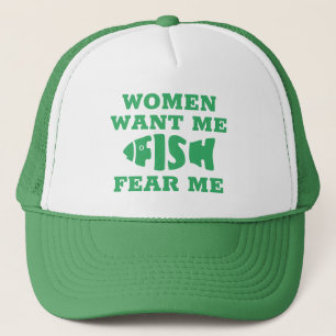 Gorra De Camionero Los peces me temen