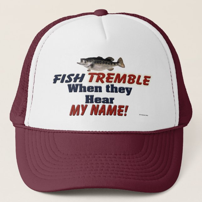 Gorra De Camionero Los peces temblan cuando escuchan mi nombre de Gor (Anverso)
