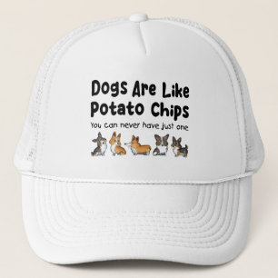Gorra De Camionero Los Perros Corgi Son Como Los Chips De Papa Que Nu