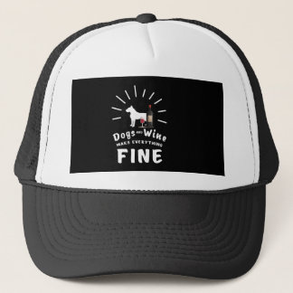 Gorra De Camionero Los perros y el vino del boxeador hacen todo fino