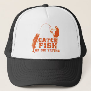 Gorra De Camionero Los pescados de la captura o mueren el intentar