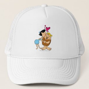 Gorra De Camionero Los Picapiedra   Betty Kissing Barney