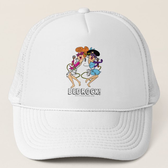 Gorra De Camionero Los Picapiedra | Estrellas Wilma & Betty Rock (Anverso)