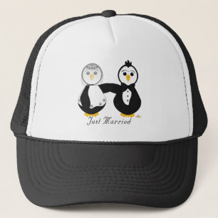 Gorra De Camionero Los pingüinos que se casan acaban de casarse