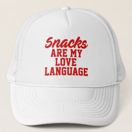 Gorra De Camionero Los refrigerios son mi lenguaje de amor