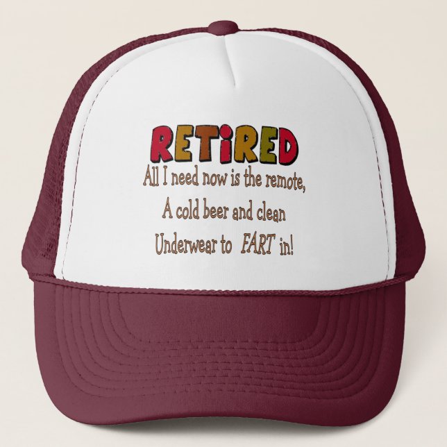 Gorra De Camionero Los regalos divertidos "cerveza fría, telecontrol (Anverso)