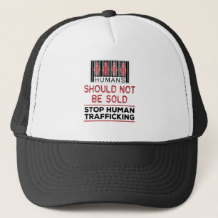 Gorra De Camionero Los seres humanos no deben ser vendidos para deten