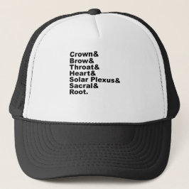 Gorra De Camionero Los Siete Chakras del Hinduismo y Ritual Hindú
