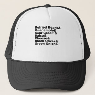 Gorra De Camionero Los Siete Ingredientes En Una Dip De Siete Capas