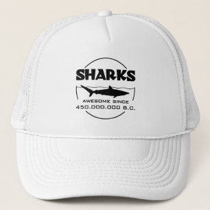 Gorra De Camionero Los Tiburones Asombrosos Desde El 450.000.000 A.C.