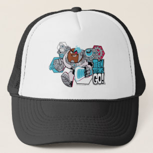 Gorra De Camionero ¡Los titanes adolescentes van! gráfico del arsenal