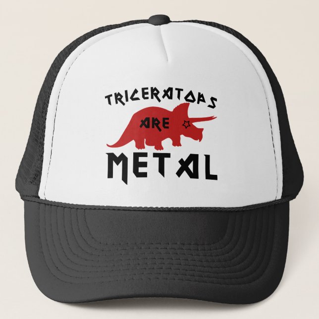 Gorra De Camionero Los triceratops están Metalizado (Anverso)