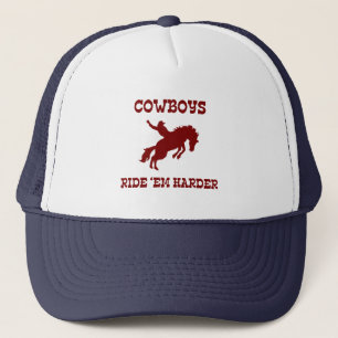 Gorra De Camionero Los vaqueros los montan más duro