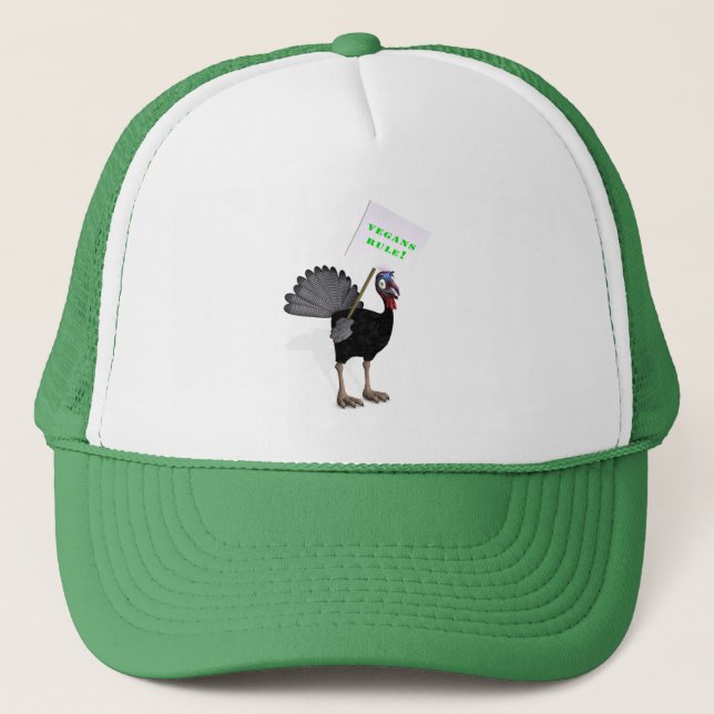 Gorra De Camionero ¡Los vegetarianos gobiernan! (Anverso)