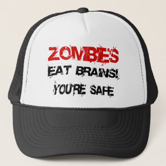 Gorra De Camionero ¡Los zombis comen cerebros!