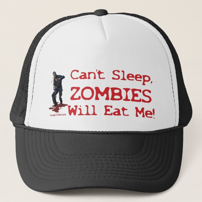 Gorra De Camionero Los zombis me comerán (Anverso)
