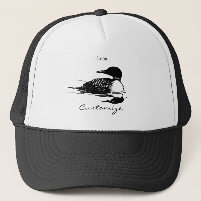 Gorra De Camionero Lote Natación Bird Art Thunder_Cove (Anverso)