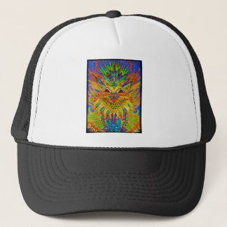 Gorra De Camionero Louis Wain - gato azul de Paisley