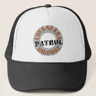 Gorra De Camionero Louisiana Bigfoot Sasquatch Patrulla
