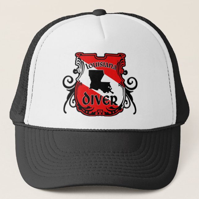 Gorra De Camionero Louisiana Diver (Anverso)