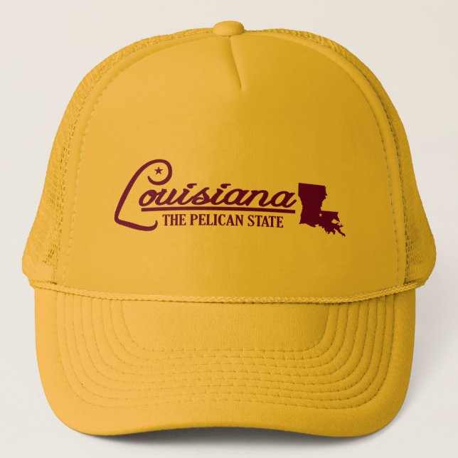 Gorra De Camionero Louisiana (Estado mío) (Anverso)