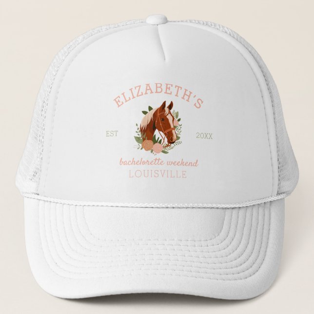 Gorra De Camionero Louisville Kentucky Horse Bachelorette (Anverso)