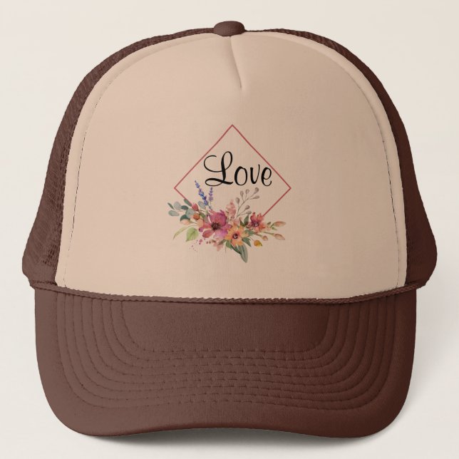 Gorra de camionero Love (Anverso)