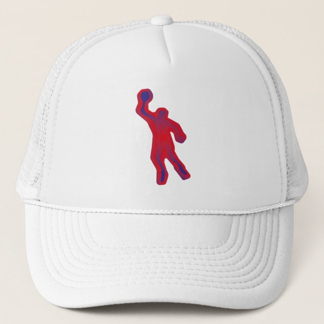 GORRA DE CAMIONERO LOVE BASKETBALL BY MASANSER PIXELAT (Anverso)