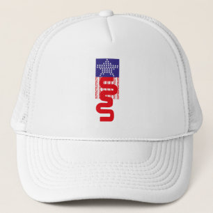 GORRA DE CAMIONERO LOVE EXPERIMENTAL USA FLAG STARS BY MASANSER