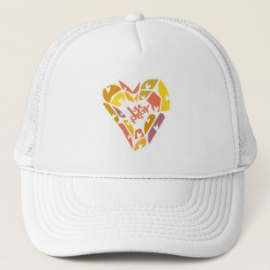 GORRA DE CAMIONERO LOVE FACTORY HEARTS BY MASANSER 