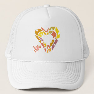GORRA DE CAMIONERO LOVE FACTORY HEARTS BY MASANSER