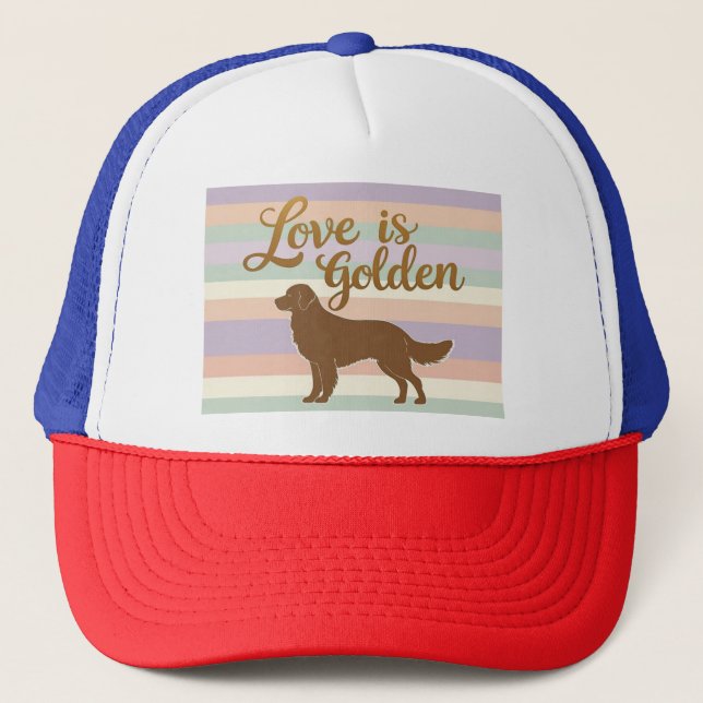 Gorra De Camionero Love is Golden (Anverso)