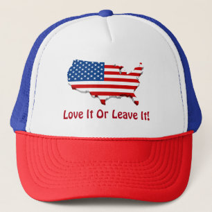 Gorra De Camionero Love It America Trucker Hat
