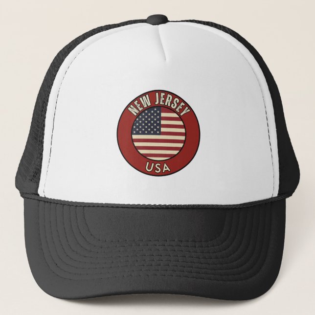 Gorra De Camionero Love New Jersey - Cute NJ State Souvenir (Anverso)
