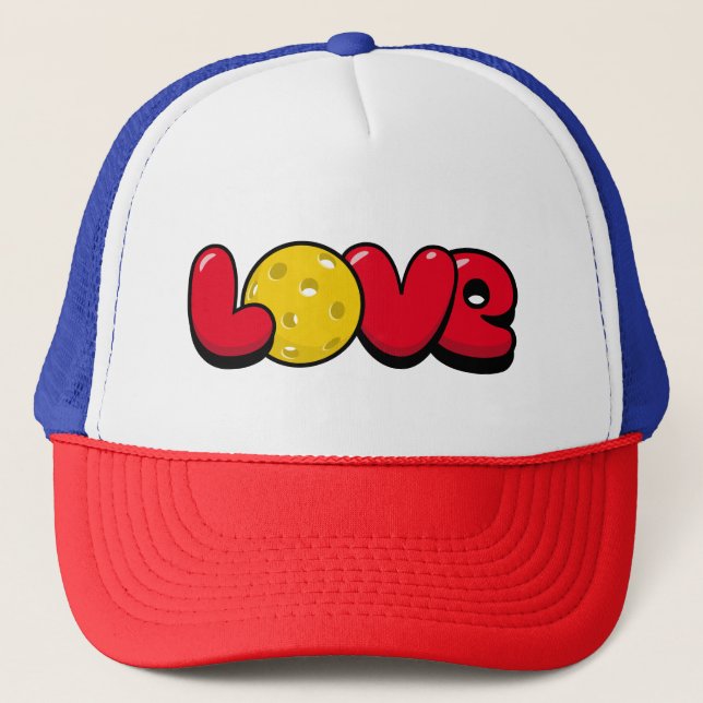 Gorra De Camionero Love Pickleball (Anverso)