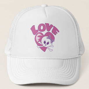Gorra De Camionero Love Skull