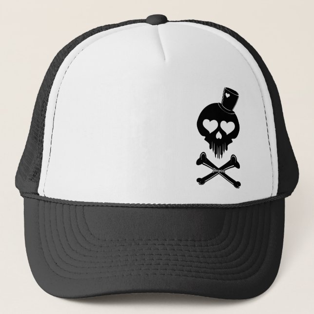 Gorra De Camionero Love-Skull-003 (Anverso)