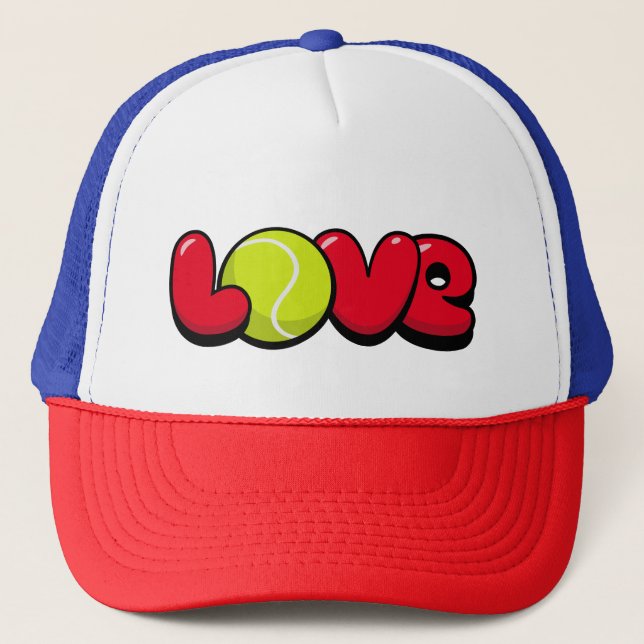 Gorra De Camionero Love Tennis (Anverso)
