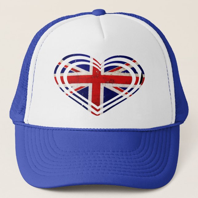 Gorra De Camionero Love UK Trucker Hat (Anverso)
