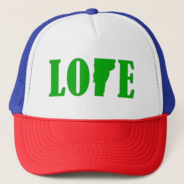 Gorra De Camionero Love Vermont Trucker Hat (Anverso)