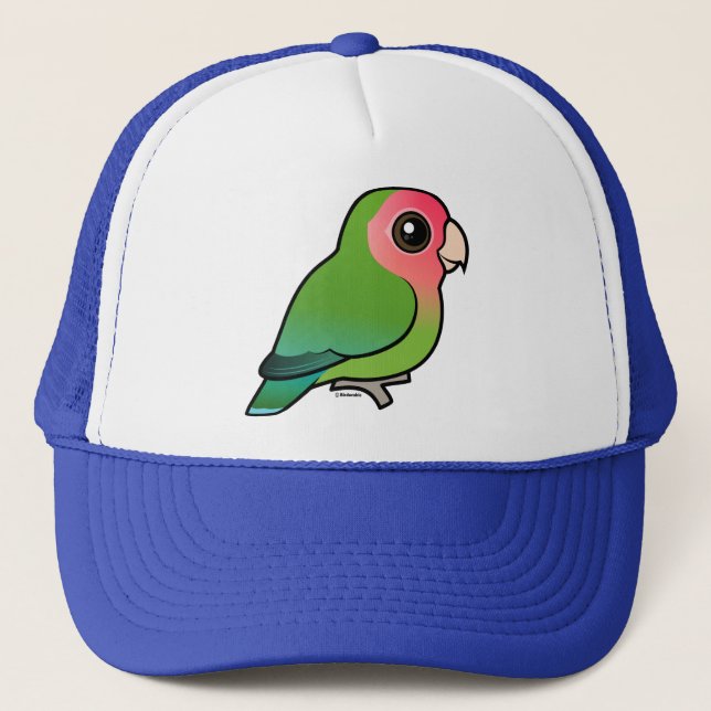 Gorra De Camionero Lovebird Atractivo-hecho frente (Anverso)
