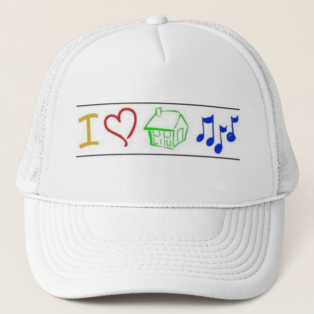 Gorra De Camionero loveHouseMusic (Anverso)