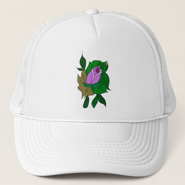 Gorra De Camionero Lovely Drawing of a Flower (Anverso)