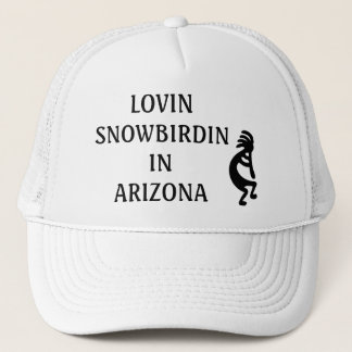 GORRA DE CAMIONERO LOVIN SNOWBIRDIN EN ARIZONA KOKOPELLI